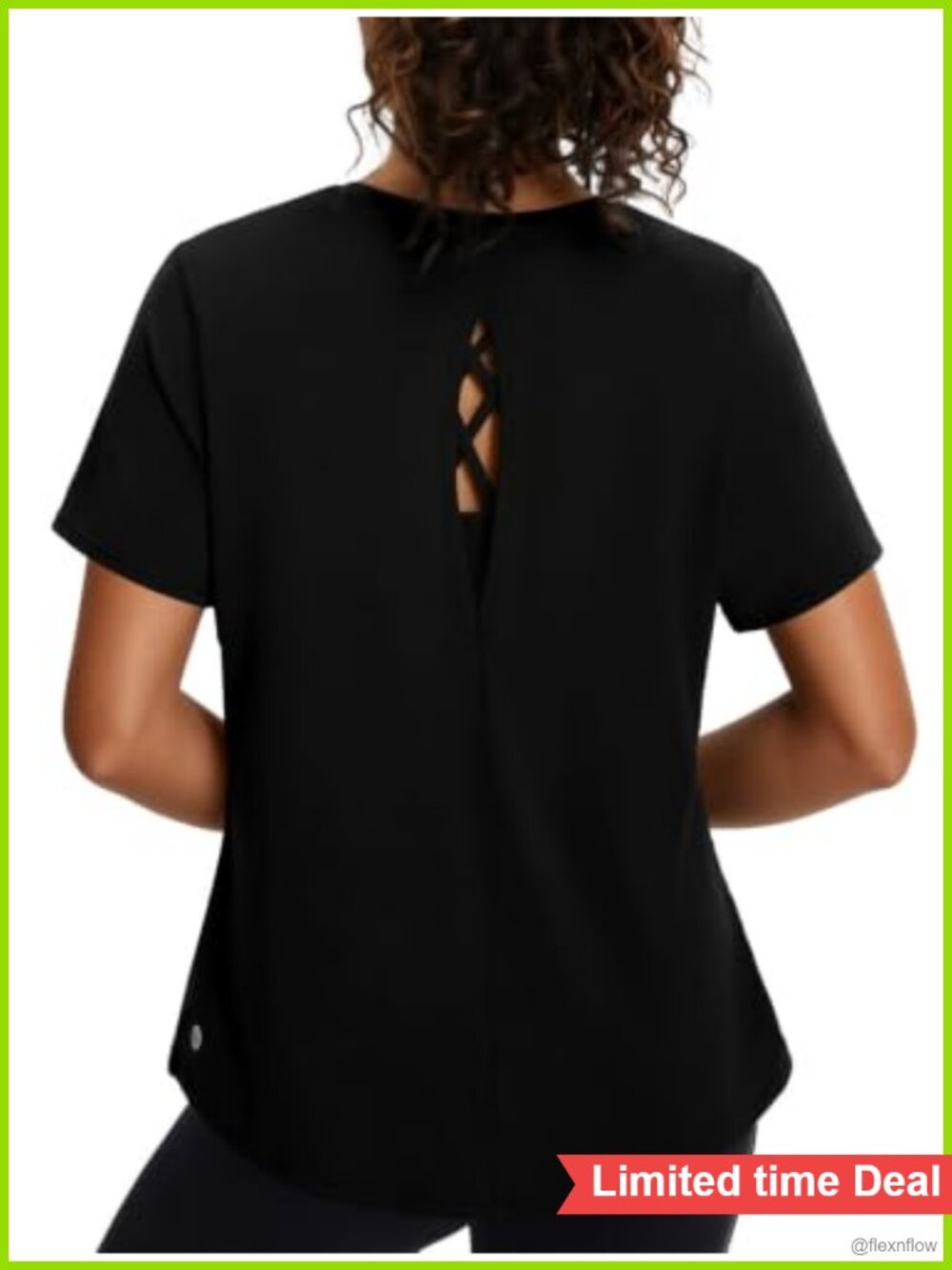Women's Open Back Yoga Top Sleeveless Shirt UPF50+